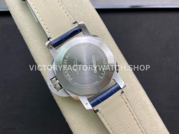 VS Factory Panerai Luminor Marina 1950 3 Days Pam01393 42mm Steel Leather strap Blue Dial