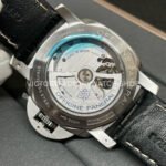 VS Factory Panerai Luminor Marina 1950 3 Days Pam00312 44mm Steel Leather Strap Black Dial