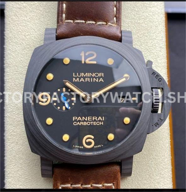 VS PAM00661 Panerai Luminor 1950 black dial carbon fiber