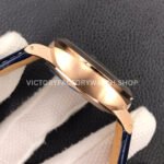 VS Factory Panerai Luminor Marina Pam01112 44mm Rose Gold Leather Strap Blue Dial