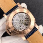 VS Factory Panerai Luminor Marina Pam01112 44mm Rose Gold Leather Strap Blue Dial