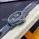 VS Factory Panerai Luminor Marina Pam01118 44mm Black Carbon Fiber Black Canvas Black Dial