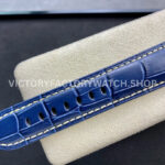 VS Factory Panerai Luminor Marina Pam01313 44mm Steel Leather Strap Blue Dial