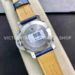 VS Factory Panerai Luminor Marina Pam01313 44mm Steel Leather Strap Blue Dial