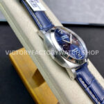 VS Factory Panerai Luminor Marina Pam01313 44mm Steel Leather Strap Blue Dial