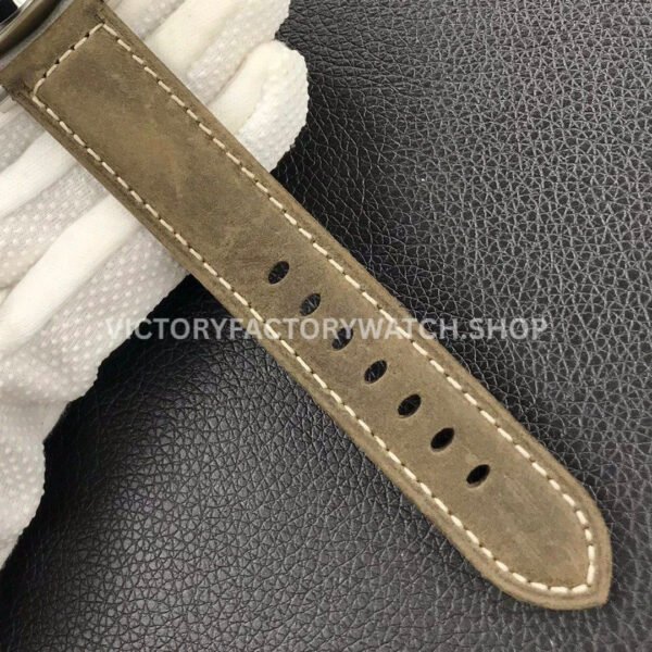 VS Factory Panerai Luminor Marina Pam01314 44mm Steel Leather Strap White Dial