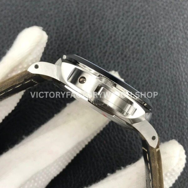 VS Factory Panerai Luminor Marina Pam01314 44mm Steel Leather Strap White Dial