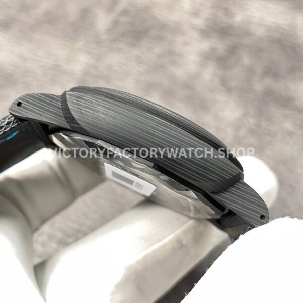 VS Factory Panerai Luminor Marina Pam01661 44mm Carbon Fiber Canvas Strap Black Dial