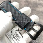 VS Factory Panerai Luminor Marina Pam01661 44mm Carbon Fiber Canvas Strap Black Dial