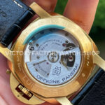 VS Factory Panerai Luminor Marina Pam01115 44mm Red Gold Leather Strap Black Dial