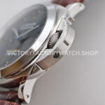 VS Factory Panerai Luminor Marina Pam01116 44mm Platinum Leather Strap Black Dial
