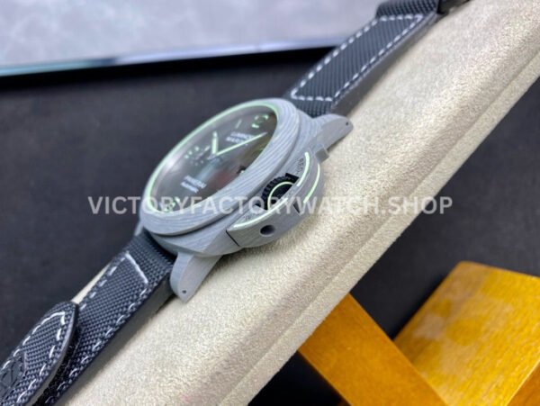 VS Factory Panerai Luminor Marina Pam01119 44mm Titanium Canvas Strap Grey Dial