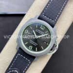 VS Factory Panerai Luminor Marina Pam01119 44mm Titanium Canvas Strap Grey Dial