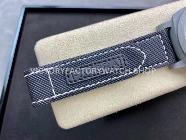 VS Factory Panerai Luminor Marina Pam01119 44mm Titanium Canvas Strap Grey Dial