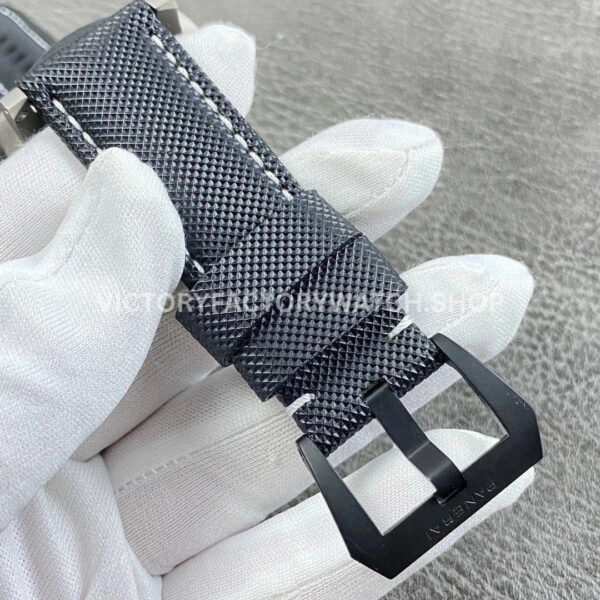 VS Factory Panerai Luminor Marina Pam01662 44mm Carbon Fiber Canvas Strap Grey Dial