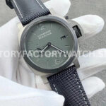 VS Factory Panerai Luminor Marina Pam01662 44mm Carbon Fiber Canvas Strap Grey Dial