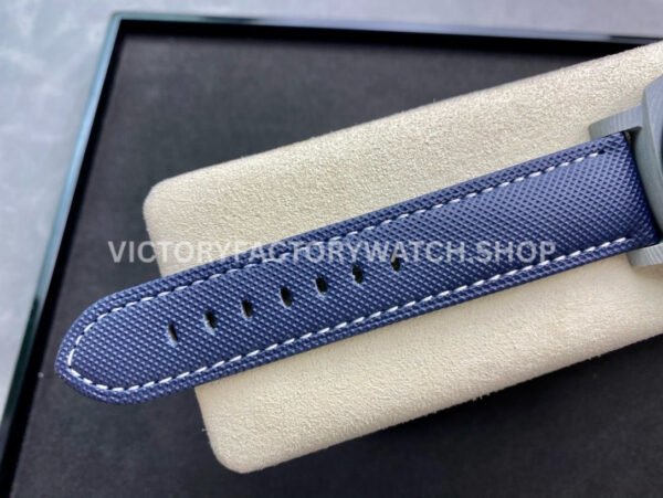 VS Factory Panerai Luminor Marina Pam01663 44mm Carbon Fiber Canvas Strap Blue Dial