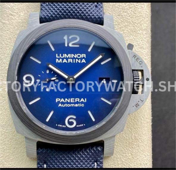 VS PAM01663 Panerai Luminor Marina blue dial carbon fiber