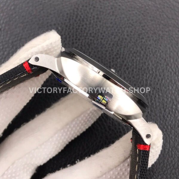 VS Factory Panerai Luminor Pam01025  44mm Steel Canvas Strap Black Dial