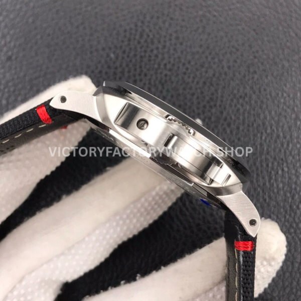 VS Factory Panerai Luminor Pam01025  44mm Steel Canvas Strap Black Dial