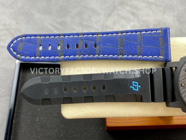 VS Factory Panerai Luminor Submersible 1950 3 Days Pam00616 47mm Black Carbon Fiber Black Rubber Strap Black Dial