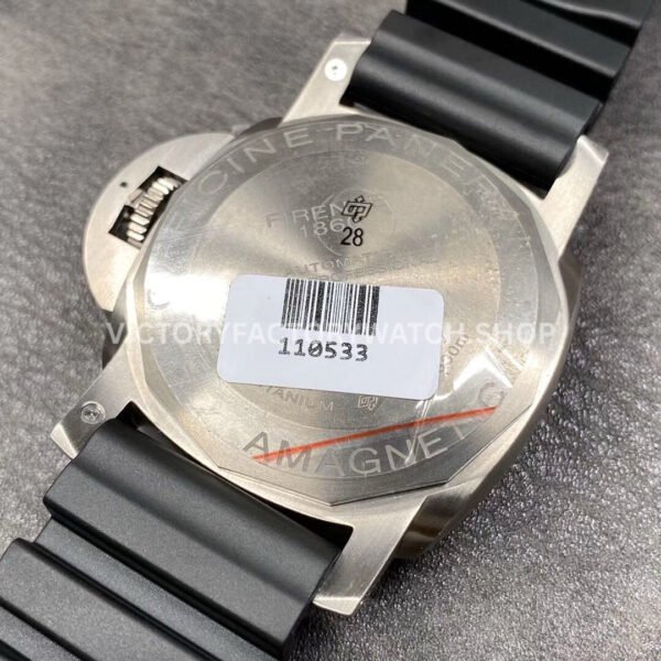 VS Factory Panerai Luminor Submersible 1950 3 Days Pam00389 47mm Titanium Black Rubber Strap Black Dial