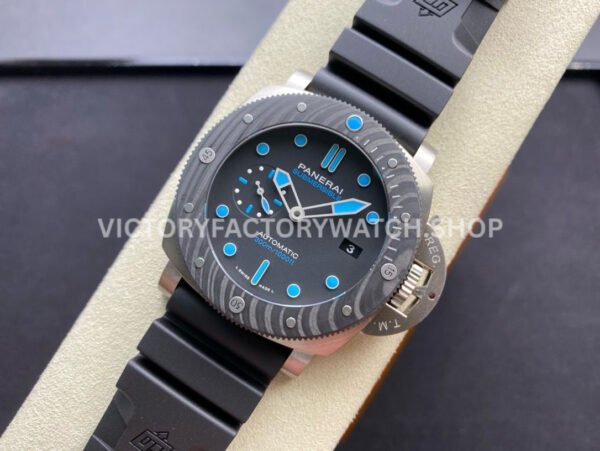 VS Factory Panerai Luminor Submersible BMG-Tech Pam00799 47mm Titanium Rubber Strap Black Dial