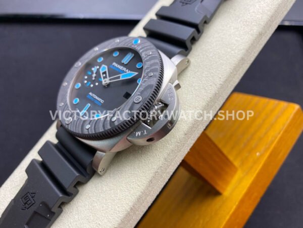 VS Factory Panerai Luminor Submersible BMG-Tech Pam00799 47mm Titanium Rubber Strap Black Dial