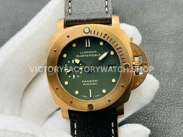 VS PAM00382 Panerai Submersible Bronzo green dial 47mm