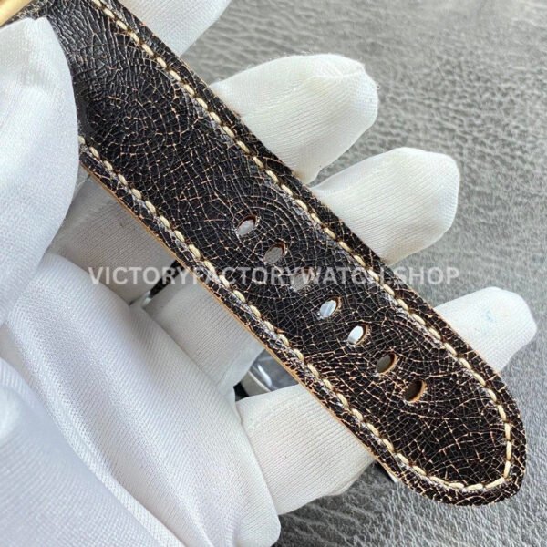 VS Factory Panerai Luminor Submersible Bronzo Pam00382 47mm Bronze Leather Strap Green Dial