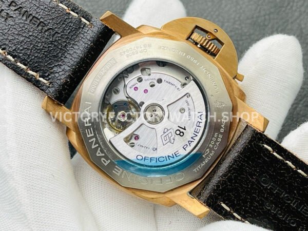 VS Factory Panerai Luminor Submersible Bronzo Pam00382 47mm Bronze Leather Strap Green Dial