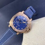 VS Factory Panerai Luminor Submersible Bronzo Pam1074 42mm Bronze Leather Strap Blue Dial