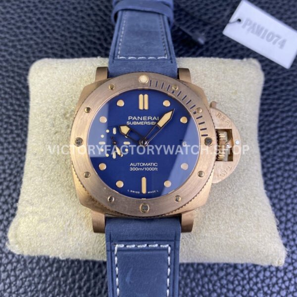 VS PAM01074 Panerai Submersible Bronzo blue dial 42mm