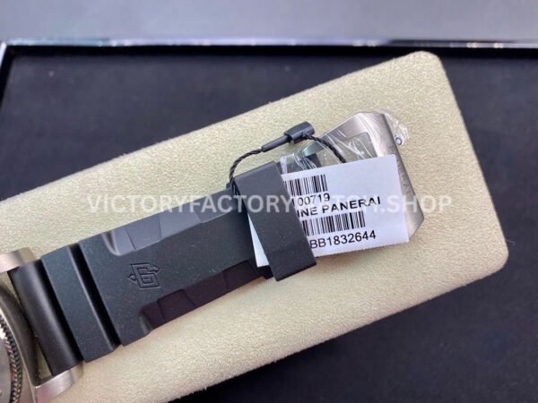 VS Factory Panerai Luminor Submersible GMT Pam00719 47mm Titanium Black Rubber Strap Blue Dial