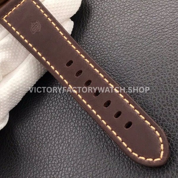 VS Factory Panerai Luminor Submersible Pam00968 47mm Bronze Leather Strap Brown Dial