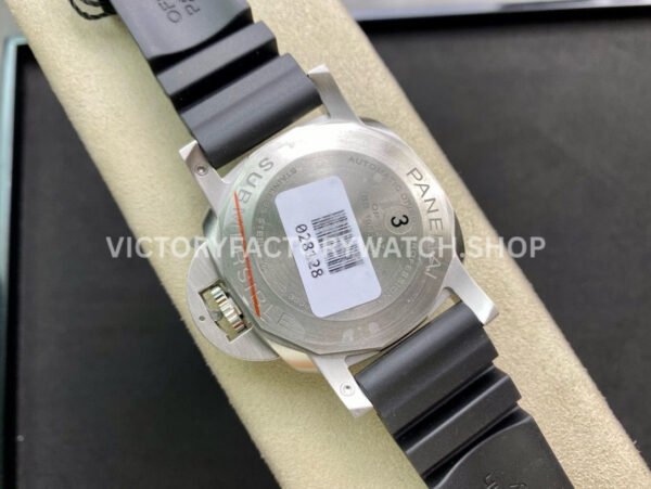 VS Factory Panerai Luminor Submersible Pam01209 42mm Steel Rubber Strap Black Dial