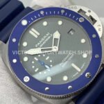 VS Factory Panerai Luminor Submersible Pam00959 42mm Steel Blue Rubber Strap Grey Dial