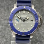 VS PAM00959 Panerai Submersible grey dial blue strap