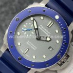 VS Factory Panerai Luminor Submersible Pam00959 42mm Steel Blue Rubber Strap Grey Dial