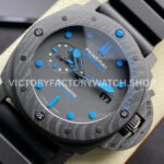 VS Factory Panerai Luminor Submersible Pam00960 42mm Carbon Fiber Black Rubber Strap Black Dial