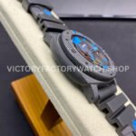 VS Factory Panerai Luminor Submersible Pam00960 42mm Carbon Fiber Black Rubber Strap Black Dial
