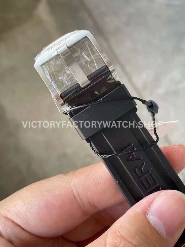 VS Factory Panerai Luminor Submersible Pam01024 44mm Steel Rubber Strap Black Dial