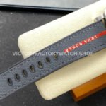 VS Factory Panerai Submersible QuarantaQuattro Luna Rossa 37th America's Cup Pam01681 44mm Steel Canvas and Rubber Strap Silver Dial