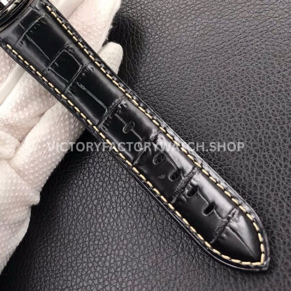 VS Factory Panerai Radiomir Black Seal 3 Days Pam00388 45mm Steel Leather Strap Black Dial