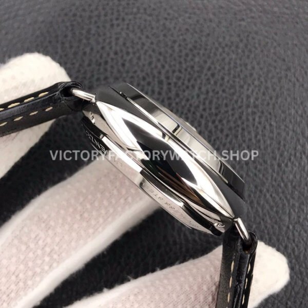 VS Factory Panerai Radiomir Black Seal 3 Days Pam00388 45mm Steel Leather Strap Black Dial