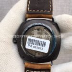 VS Factory Panerai Radiomir Black Seal 3 Days Pam00505 45mm Black Ceramic Leather Strap Black Dial