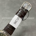 VS Factory Panerai Radiomir Pam1386 40mm Steel Leather Strap Olive Green Dial
