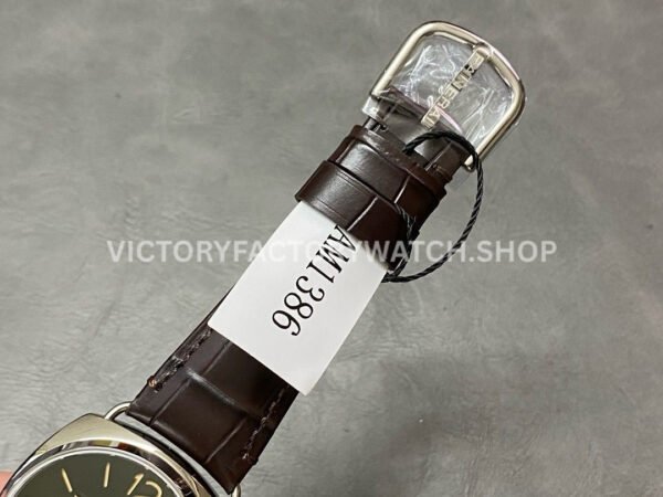 VS Factory Panerai Radiomir Pam1386 40mm Steel Leather Strap Olive Green Dial