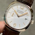 VS Factory Panerai Radiomir Quaranta Pam01292 40mm Steel Leather Strap White Dial