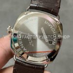 VS Factory Panerai Radiomir Quaranta Pam01292 40mm Steel Leather Strap White Dial